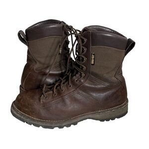 DANNER Pursuit Excel Mens Boots Gore Tex Brown Leather Work Boot Size 11.5